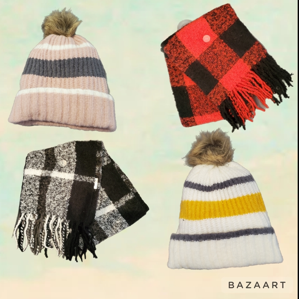 Women's Winter Hats and Scarfs  *BOGO - For Only $10*